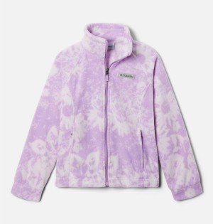 Purple Columbia Benton Springs II Printed Fleece Kids' Jacket | 72985UNRO