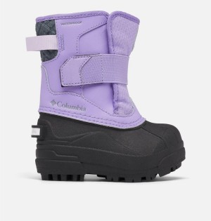 Purple Columbia Bugaboot Celsius Strap Kids' Boots | 57209GFAX