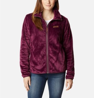 Purple Columbia Fire Side II Sherpa Full Zip Women's Fleece Jacket | 53826BXIZ