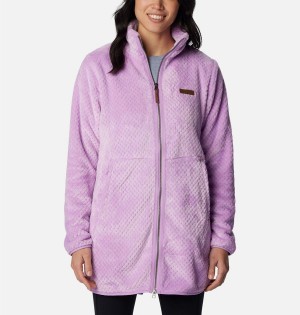 Purple Columbia Fireside Long Full Zip Women's Fleece Jacket | 39765HICP