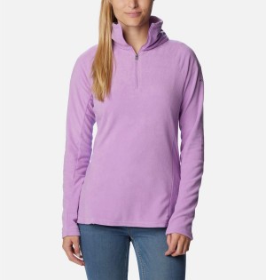 Purple Columbia Glacial IV Half Zip Fleece Women's Pullover | 20931LNCV