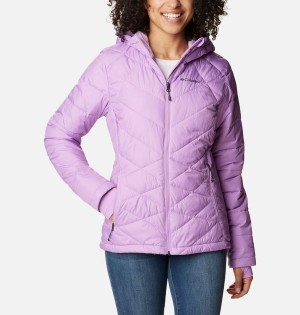 Purple Columbia Heavenly Hooded Women's Puffer Jacket | 52681WXJS