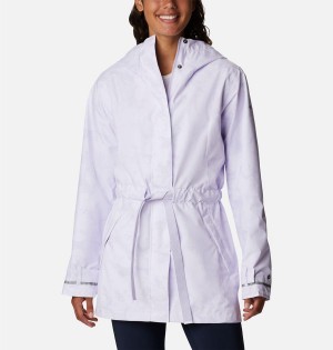 Purple Columbia Here and There II Trench Women's Rain Jacket | 73925YBGW