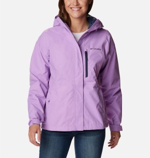 Purple Columbia Hikebound Women's Rain Jacket | 61490YUKI