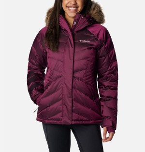 Purple Columbia Lay D III Women's Puffer Jacket | 73681VOYM