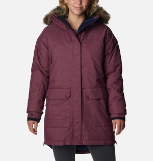 Purple Columbia Mount Si Omni Heat Infinity Down Women's Coats | 56078ZSRF