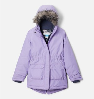 Purple Columbia Nordic Strider Kids' Jacket | 59106UWNJ