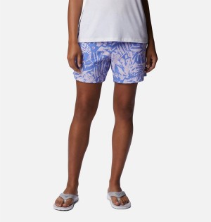 Purple Columbia PFG Super Backcast Water Women's Shorts | 56398STKC