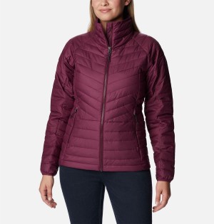 Purple Columbia Powder Lite II Full Zip Women's Puffer Jacket | 95470COID