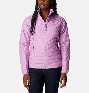 Purple Columbia Powder Lite II Full Zip Women's Puffer Jacket | 10357DPYM