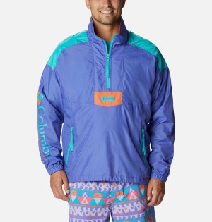 Purple Columbia Riptide Anorak Men's Windbreaker | 10594HOIW