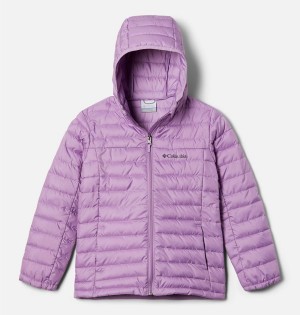 Purple Columbia Silver Falls Hooded Kids' Jacket | 26098LGRW