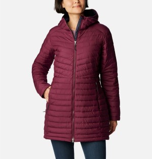 Purple Columbia Slope Edge Mid Women's Coats | 89164TRXI