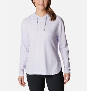 Purple Columbia Sun Trek Pullover Women's Hoodie | 79526UGHR