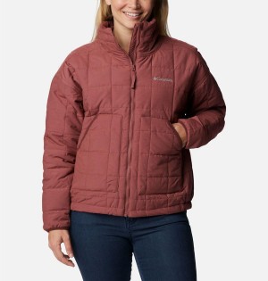 Red Columbia Chatfield Hill II Women's Puffer Jacket | 67935YMHA