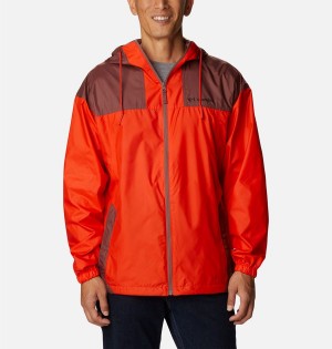 Red Columbia Flash Challenger Jacket Men's Windbreaker | 39674RKTL