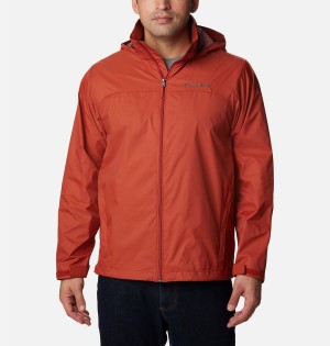 Red Columbia Glennaker Lake Men's Rain Jacket | 48126UCXV