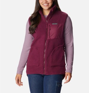 Red Columbia Holly Hideaway Women's Vest | 65218GWLV