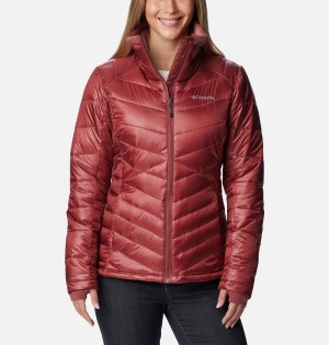 Red Columbia Joy Peak Insulated Women's Puffer Jacket | 71246LFVX