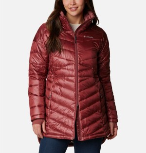 Red Columbia Joy Peak Mid Women's Puffer Jacket | 68271GRKE