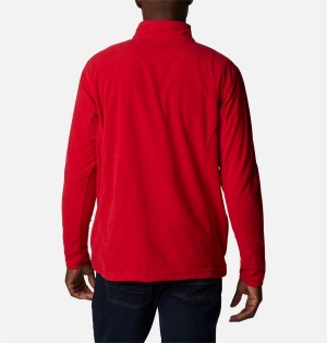 Red Columbia Klamath Range II Half Zip Fleece Men's Pullover | 34106NQAP