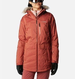 Red Columbia Mount Bindo III Insulated Women's Puffer Jacket | 15849AHSN