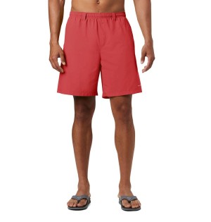 Red Columbia PFG Backcast III Water Men's Shorts | 17598HAXZ