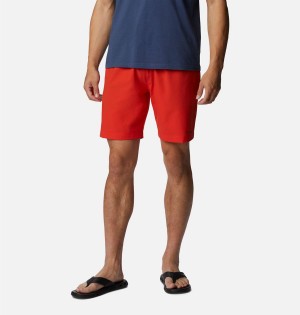 Red Columbia Summertide Stretch Men's Shorts | 84321MQEZ