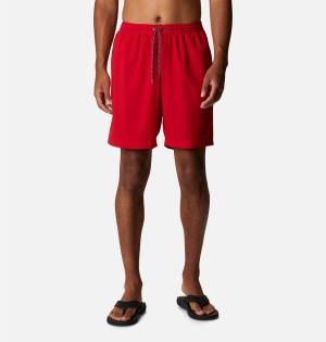 Red Columbia Summertide Stretch Men's Shorts | 12793WSBC