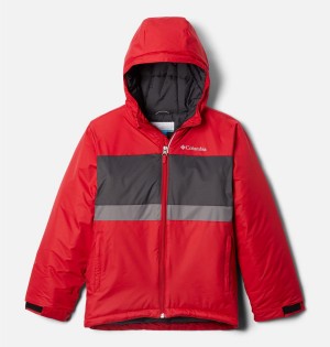 Red Columbia Valley Runner Kids' Jacket | 01689AFRX