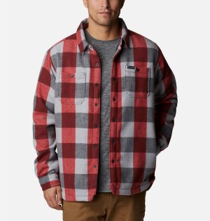 Red Columbia Windward II Jacket Men's Shirt | 42367IFKU