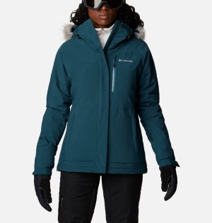 Turquoise Columbia Ava Alpine Insulated Women's Ski Jacket | 95378XFWJ