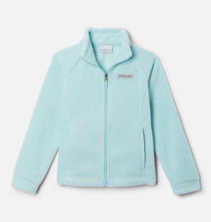 Turquoise Columbia Benton Springs Fleece Kids' Jacket | 92548IKRS