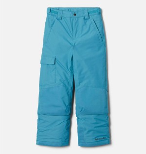 Turquoise Columbia Bugaboo II Insulated Ski Kids' Pants | 63810HWME