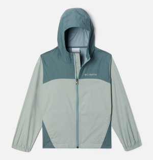 Turquoise Columbia Glennaker Kids' Jacket | 48907RVES