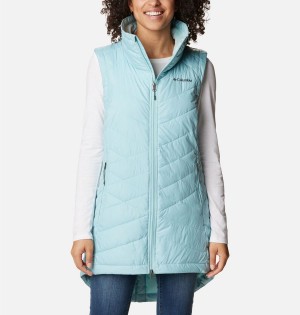 Turquoise Columbia Heavenly Long Women's Vest | 36917QODG