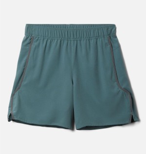 Turquoise Columbia Hike Kids' Shorts | 54327DBRI