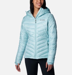 Turquoise Columbia Joy Peak Insulated Hooded Women's Puffer Jacket | 67421UPXA