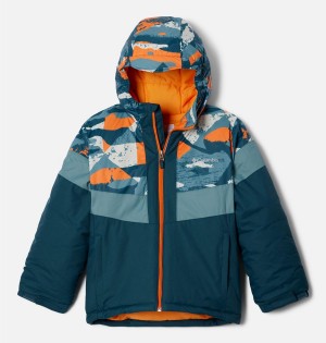 Turquoise Columbia Lightning Lift II Kids' Jacket | 19845OSBJ