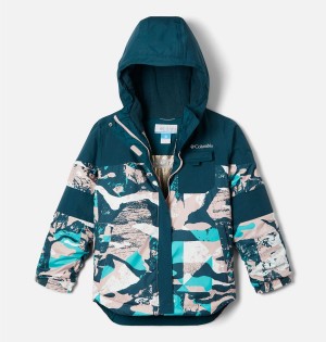 Turquoise Columbia Mighty Mogul II Insulated Kids' Jacket | 31842NDZI