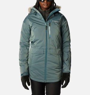 Turquoise Columbia Mount Bindo III Insulated Women's Puffer Jacket | 26437SBDP