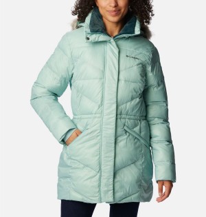 Turquoise Columbia Peak to Park Mid Insulated Women's Puffer Jacket | 87315HGOC