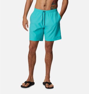 Turquoise Columbia Summertide Stretch Men's Shorts | 61279WSNX