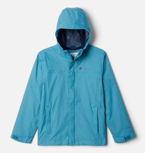 Turquoise Columbia Watertight II Kids' Jacket | 46108RNFM