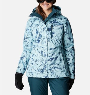 Turquoise Columbia Whirlibird IV Interchange Women's Ski Jacket | 21569ZYMJ