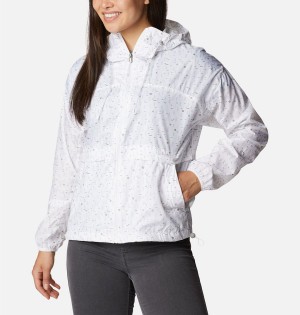 White Columbia Alpine Chill Jacket Women's Windbreaker | 87509IKZB