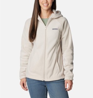 White Columbia Benton Springs Full Zip Hoodie Women's Fleece Jacket | 97318HZRU