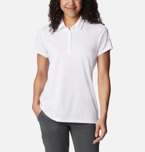 White Columbia Birdie Golf Polo Women's T-Shirt | 90261XTLN