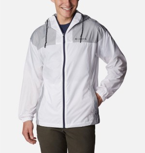 White Columbia Flash Challenger Jacket Men's Windbreaker | 39462LOYU