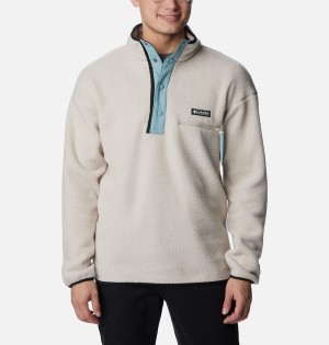 White Columbia Helvetia Half Snap Fleece Men's Pullover | 50763UNIG